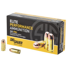 Sig Sauer Elite Performance Ball, 380ACP, 100 Grain, Full Metal Jacket, 50 Round Box E380B1-50