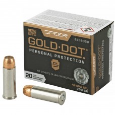 Speer Ammunition Speer Gold Dot, Personal Protection, 44 Special, 200 Grain, Hollow Point, 20 Round Box 23980GD