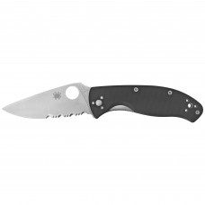 Spyderco Tenacious, Folding Knife, 8Cr13MoV/Satin, Combo, Circle Thumb Hole/Pocket Clip, 3.438
