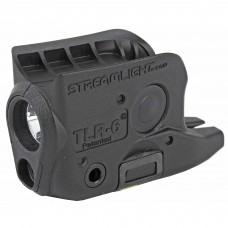 Streamlight TLR-6, Tac Light with Laser, For Glock 42/43, Black, C4 LED, 100 Lumens, Red Laser, 2x CR1/3 N Lithium Batteriesies 69270