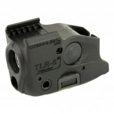 Streamlight TLR-6, Fits Glock 17/22 and 19/23, Black, White LED and Red Laser, Includes 2 CR 1/3N Lithium Batteries 69290