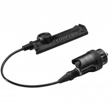 Surefire Remote Switch, Scoutlight, Dual Sw/Tail Cap Assy For M6XX Scoutlight Series, Includes SR07 Rail Tape Shitch, Black DS-SR07