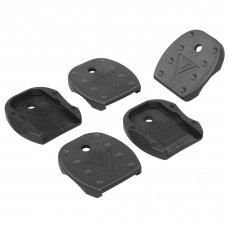TangoDown Vickers Tactical Base Pad, For Glock, Fits 45ACP/10mm Magazines, Black Color, Five Pack VTMFP-002 BLK
