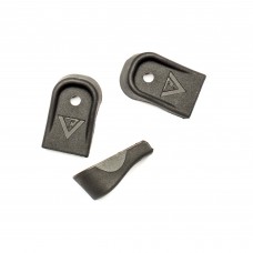 TangoDown Vickers Base Pad, Fits Glock 42 Magazines, .380 Cal, Black Color, 2 Pack VTMFP-003BLK