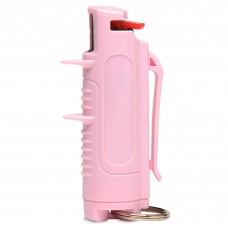 Tornado Personal Defense Tornado Pepper Spray, Armor Case, 11g, Belt Clip, Pink RPC093P