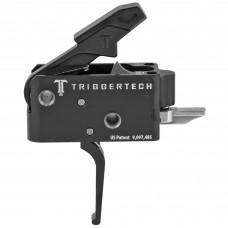 TriggerTech Trigger, 3.5LB Pull Weight, Fits AR-15, Competitive Flat Trigger, Two Stage, Black Finish, Includes Installation Tools, Instruction Book, & TriggerTech Patch AR0-TBB-33-NNF