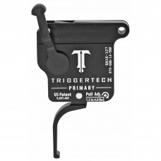 TriggerTech Trigger, 1.5-4LB Pull Weight, Fits Remington 700, Primary Flat Clean Trigger, Right Hand, Adjustable, Black Finish, Includes Installation Tools, Instructions Book, & TriggerTech Patch R70-SBB-14-TNF