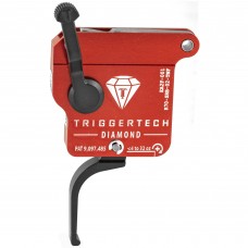 TriggerTech Trigger, 0.3-2.0LB Pull Weight, Fits Remington 700, Diamond Flat Clean Trigger, Right Hand, Adjustable, Black Finish, Includes Installation Tools, Instruction Book, & TriggerTech Patch R70-SRB-02-TNF