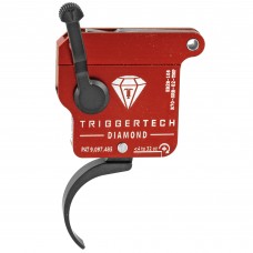 TriggerTech Trigger, 0.3-2.0LB Pull Weight, Fits Remington 700, Diamond Pro Clean Trigger, (Curved), Right Hand, Adjustable, Black Finish, Includes Installation Tools, Instruction Book, & TriggerTech Patch R70-SRB-02-TNP