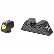 Trijicon HD Tritium Night Sights, Yellow Front Outline. Fits Glock MOS 17/19/26/27/33/34 GL114-C-601088