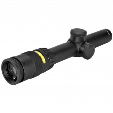 Trijicon AccuPoint 1-4x24mm Riflescope Standard Duplex Crosshair with Amber Dot, 30mm Tube, Matte Black, Capped Adjusters TR24-C-200070