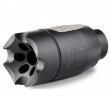 Ultradyne USA ATHENA Linear Compensator, 5.56MM/223REM, Fits AR-15s with 1/2X28 Threads, Black, 3.8 oz., 416 Stainless Steel, Includes Shrouded Timing Nut UD10660