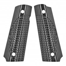 VZ Grips ETC/Frag, Pistol Grips, Black/Gray Color, G10, Fits 1911, Full Size, Ambidextrous 07-06-1110-00-10-000