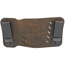Versacarry Orion IWB/OWB Holster, Fits Most Double Stacked Semi-Automatic Pistols, Distressed Brown Color, Water Buffalo Leather, Right Hand 22101