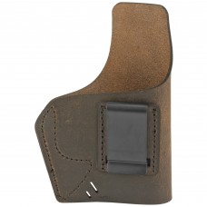Versacarry Element, Inside Waistband Holster, Right Hand, Water Buffalo Leather, Distressed Brown Color, Fits Most Double Stacked Semi-Automatic Pistols 32101