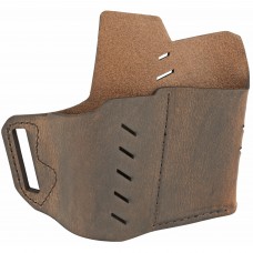 Versacarry Commander Series Belt Holster, Includes Spare Mag Pouch, Fits 1911 Style Pistols, Distressed Brown Color, Water Buffalo Leather, Right Hand 62102