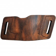 Versacarry Water Buffalo Quick Slide Belt Slide Holster, Fits 1911 Style Pistols, Ambidextrous, Distressed Brown Leather WBAOWB22
