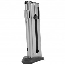Walther Magazine, 22LR, 10Rd, Fits P22, Nickel, Q Style Frame 512604