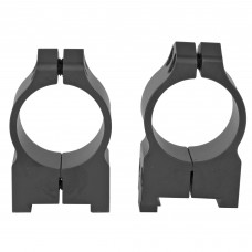 Warne Scope Mounts Permanent Attached Fixed Ring Set, Fits CZ 550/557 19mm Grooved Reciever, 1