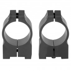 Warne Scope Mounts Permanent Attached Fixed Ring Set, Fits Tikka Grooved Receiver, 1