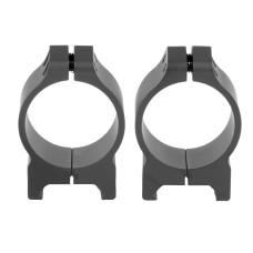 Warne Scope Mounts Maxima Permanent Attach Ring, 30mm, Low, Matte Finish 213M