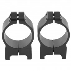 Warne Scope Mounts Maxima Permanent Attach Ring, 30mm, Med, Matte Finish 214M