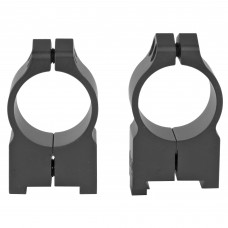 Warne Scope Mounts Permanent Attached Fixed Ring Set, Fits CZ 550/557 19mm Grooved Reciever, 1