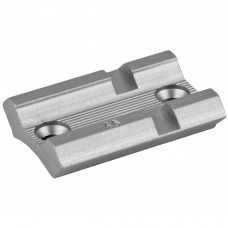 Weaver Model #46S Detachable Top Mount 2 Piece Base, Fits Browning Bolt Action, BBR Long and Short, Winchester 70, Silver Finish 48004