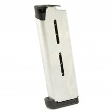 Wilson Combat Officer Magazine, 45ACP, 7Rd, Fits 1911, Standard .350 Base Pad, Stainless 47OX