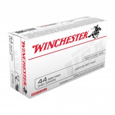 Winchester Ammunition USA, 44MAG, 240 Grain, Jacketed Soft Point, 50 Round Box Q4240