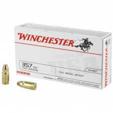 Winchester Ammunition USA, 357SIG, 125 Grain, Full Metal Jacket, 50 Round Box Q4309