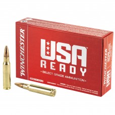 Winchester Ammunition USA Ready, 308 Winchester, 168 Grain, Open Tip, 20 Round Box RED308