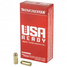Winchester Ammunition USA Ready, 40S&W, 165 Grain, Full Metal Jacket, 50 Round Box RED40