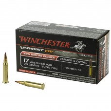Winchester Ammunition Varmint HV, 17WSM, 20 Grain, Polymer Tip, 50 Round Box S17W20