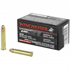 Winchester Ammunition Rimfire, 22WMR, 34 Grain, Jacketed Hollow Point, 50 Round Box S22WM