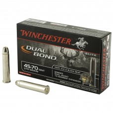 Winchester Ammunition Dual Bond, Supreme Elite, 45-70 Government, 375 Grain, DB, 20 Round Box S4570DB