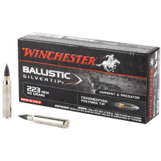 Winchester Ammunition Supreme, 223REM, 55 Grain, Supreme Ballistic Silvertip, 20 Round Box SBST223B