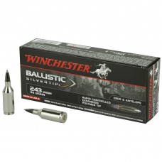 Winchester Ammunition Ballistic Silvertip, 243 Super Short Magnum, 95 Grain, Poly Tip, 20 Round Box SBST243SSA