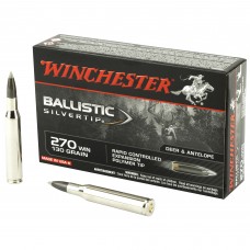 Winchester Ammunition Ballistic Silvertip, 270 Win, 130 Grain, 20 Round Box SBST270