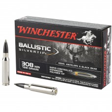 Winchester Ammunition Ballistic Silvertip, 308 Win, 168 Grain, 20 Round Box SBST308A