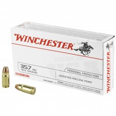 Winchester Ammunition USA, 357SIG, 125 Grain, Jacketed Hollow Point, 50 Round Box USA357SJHP