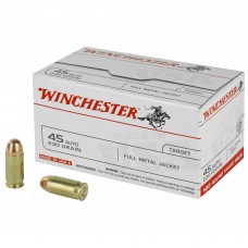 Winchester Ammunition USA, 45ACP, 230 Grain, Full Metal Jacket, 100 Round Box USA45AVP