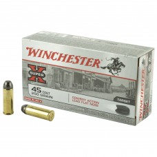 Winchester Ammunition USA, 45LC, 250 Grain, Cowboy Action, Lead Flat Nose, 50 Round Box USA45CB