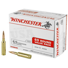 Winchester Ammunition USA, 6.5 Creedmoor, 125 Grain, Open Tip, 60 Round Box USA65CMVP