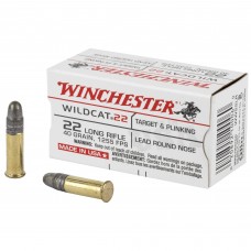 Winchester Ammunition Wildcat, 22LR, 40 Grain, Lead Round Nose, 50 Round Box WW22LR