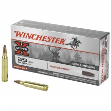 Winchester Ammunition Super-X, 223REM, 64 Grain, Power Point, 20 Round Box X223R2