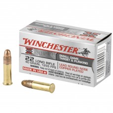 Winchester Ammunition Super-X High Velocity, 22LR, 40 Grain, Copper Plated Lead Round Nose, 50 Round Box X22LR