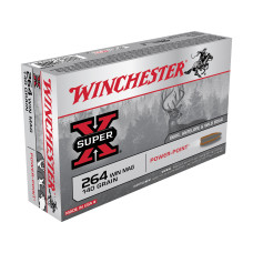 Winchester Ammunition Super-X, 264WIN, 140 Grain, Power Point, 20 Round Box X2642