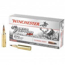 Winchester Ammunition Deer Season, 270 WSM, 130 Grain, Extreme Point Polymer Tip, 20 Round Box X270SDS