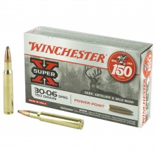 Winchester Ammunition Super-X, 30-06, 150 Grain, Power Point, 20 Round Box X30061